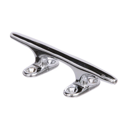 Seachoice Hollow Base Yacht Cleat, Chrome-Plated Cast Brass, 8 In. Long -Modern Boat Sales & Service
