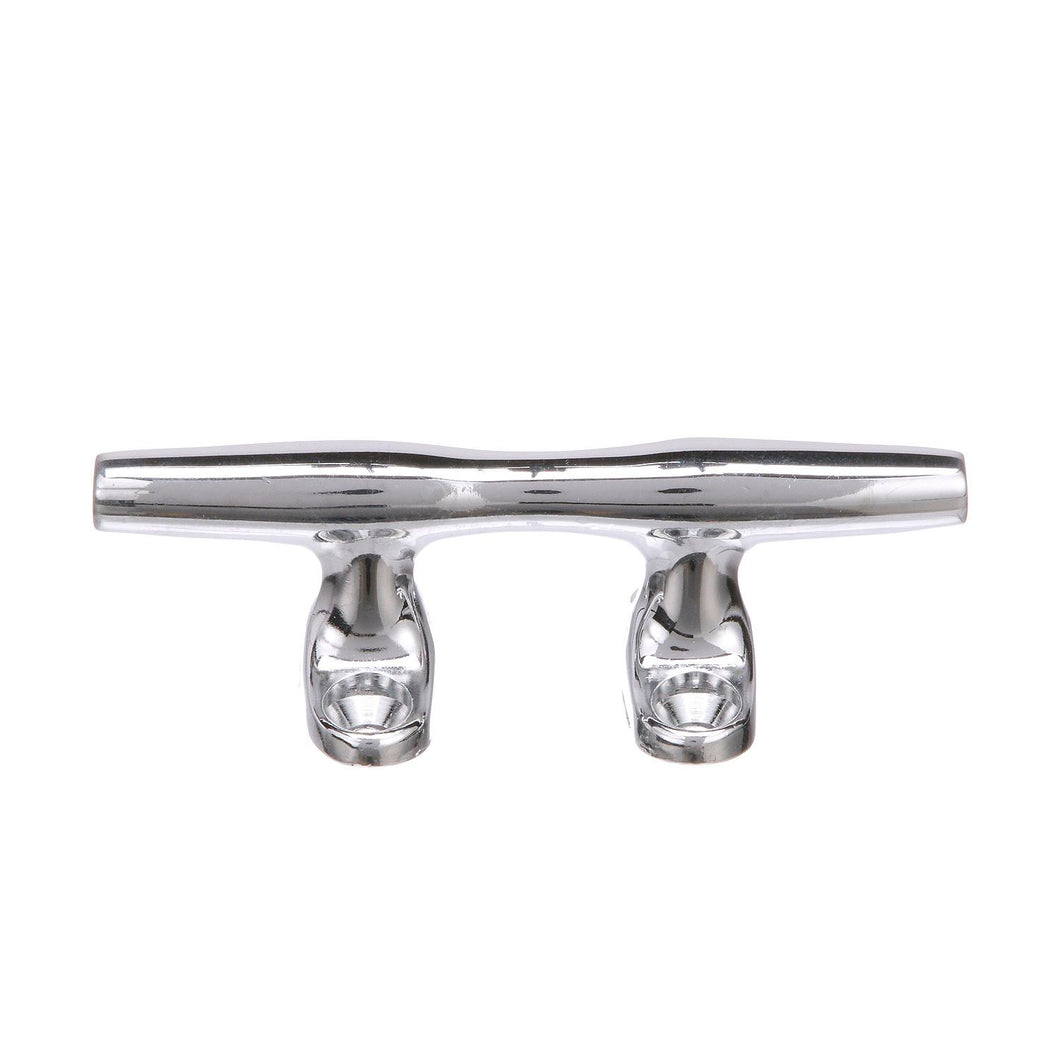 Seachoice Hollow Base Cleat, Chrome-Plated Zinc, 4 in. Long Default Title -Modern Boat Sales & Service