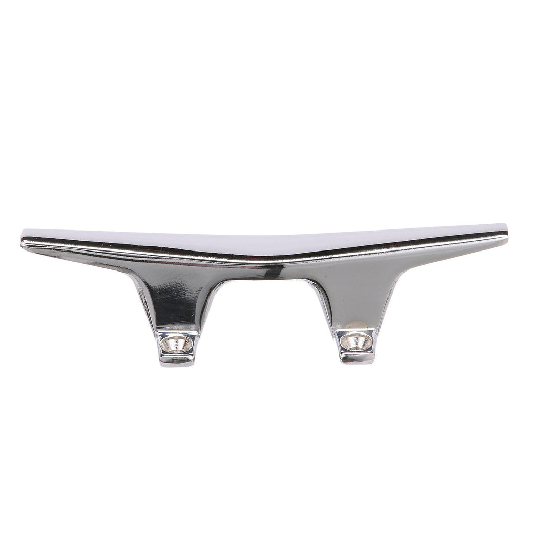 Seachoice 30571 Hollow Base Cleat, Chrome-Plated Zamak, 6 in. Long Default Title -Modern Boat Sales & Service