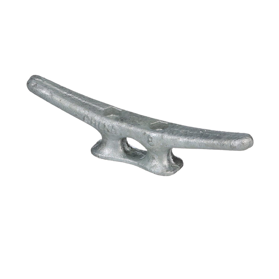 Seachoice Open Base Dock Cleat, Galvanized Gray Iron, 8 In. Default Title -Modern Boat Sales & Service
