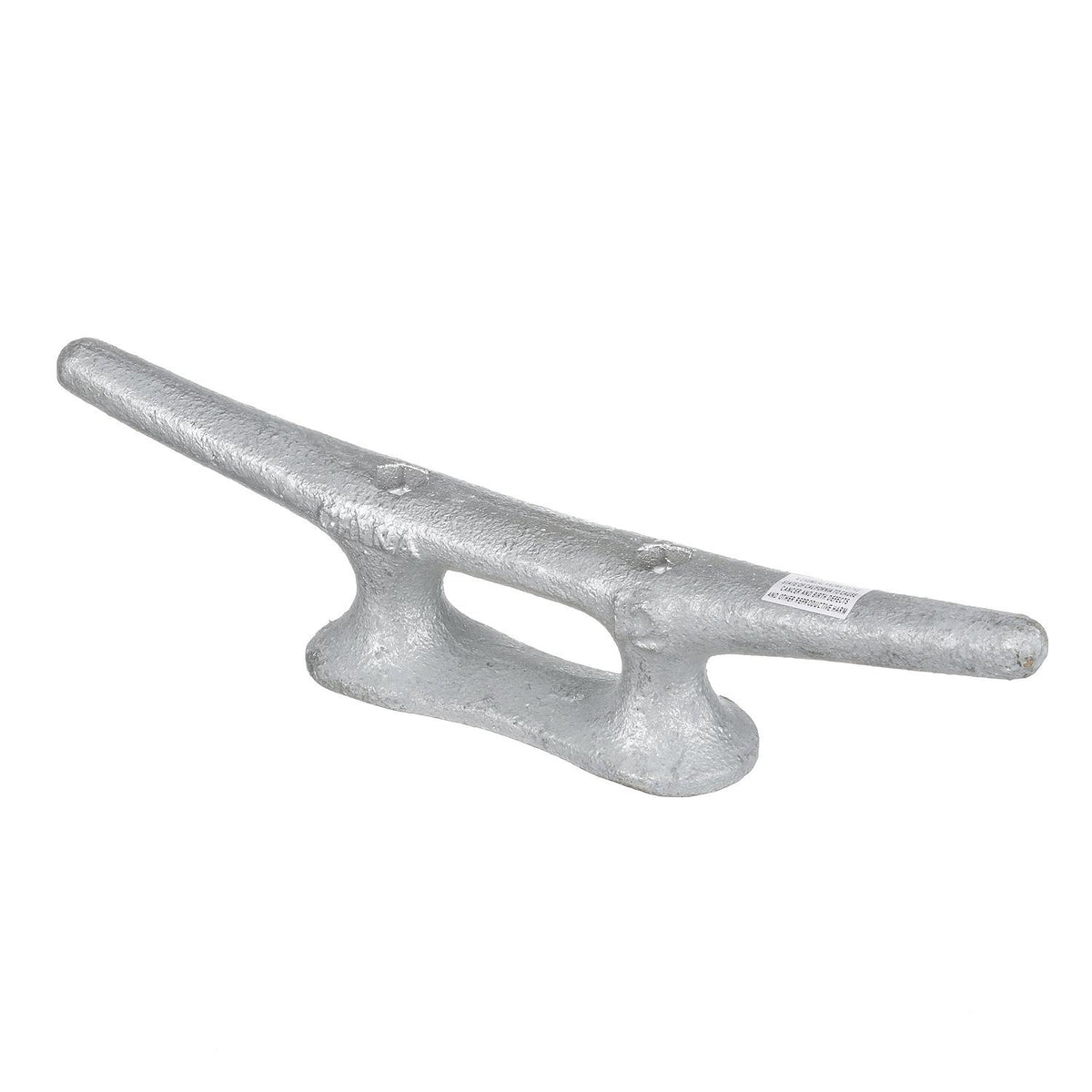 Seachoice Open Base Dock Cleat, Galvanized Gray Iron, 12 In. -Modern Boat Sales & Service