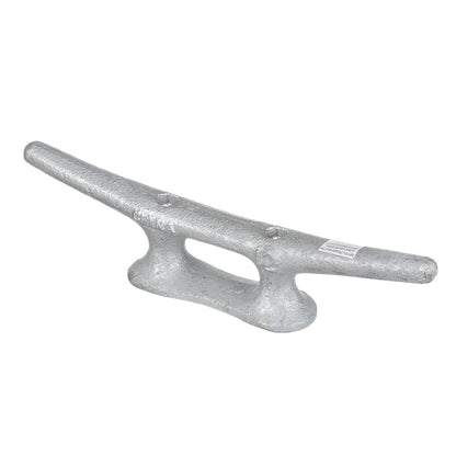 Seachoice Open Base Dock Cleat, Galvanized Gray Iron, 12 In. -Modern Boat Sales & Service