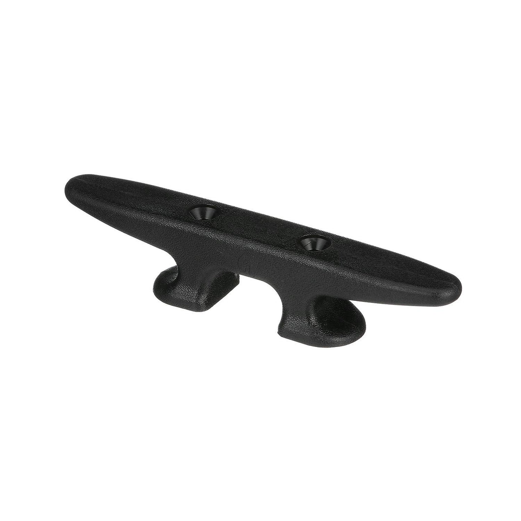 Seachoice Plastic Open Base 8 In. Boat Dock and Anchor Line Cleat, Black Finish Default Title -Modern Boat Sales & Service