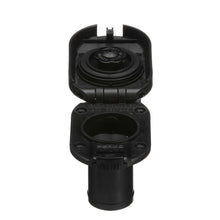 Seachoice 32061 Deck Mount Gas Fill Plate w/ Vent, Hinged Flip-Top, Molded Black Plastic -Modern Boat Sales & Service
