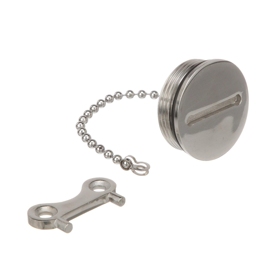 Seachoice Replacement Gas Fill Cap, Cast Stainless Steel Default Title -Modern Boat Sales & Service