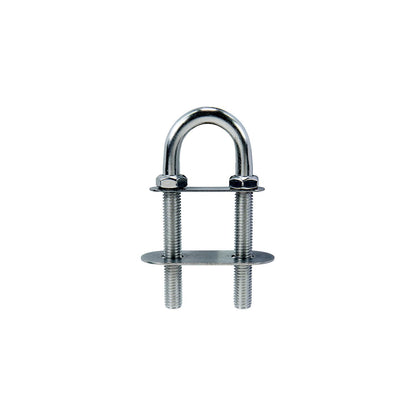 Seachoice 33646 Bow and Stern Eye - Stainless Steel, 2 Nuts, 3" Thread Length Default Title -Modern Boat Sales & Service