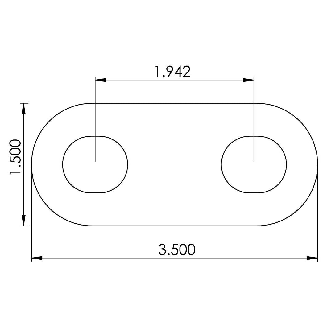 Seachoice 33611 Stern Eye - Stainless Steel, Zero Nuts, 4.66