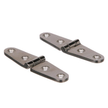 Seachoice Marine-Grade Strap Hinges, Polished 316 Stainless Steel, 4 in. X 1 in., Pack of 2 Default Title -Modern Boat Sales & Service