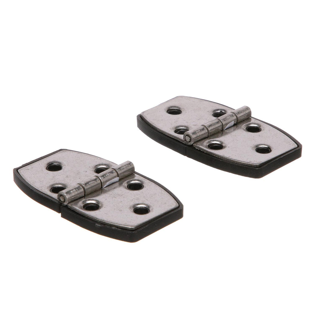 Seachoice Marine-Grade Utility Hinges, 304 Stainless Steel w/ Black Nylon Base Plate, 2-7/8 In. X 1-1/2 In., Pack of 2 Default Title -Modern Boat Sales & Service