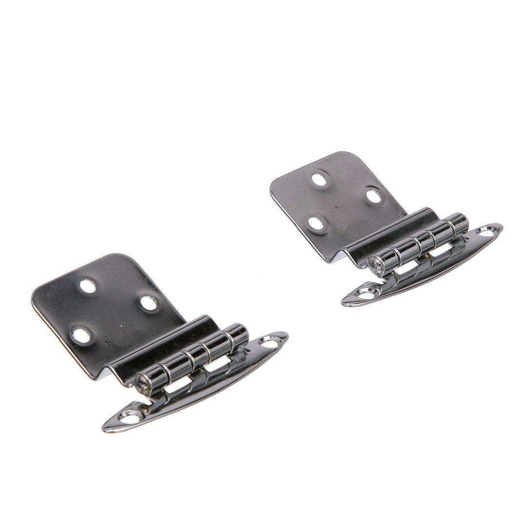 Seachoice Inset Hinges w/ 3/8 in. Inset, Chrome-Plated Brass, 2-3/4 in. X 2-1/8 in., Pack of 2 Default Title -Modern Boat Sales & Service