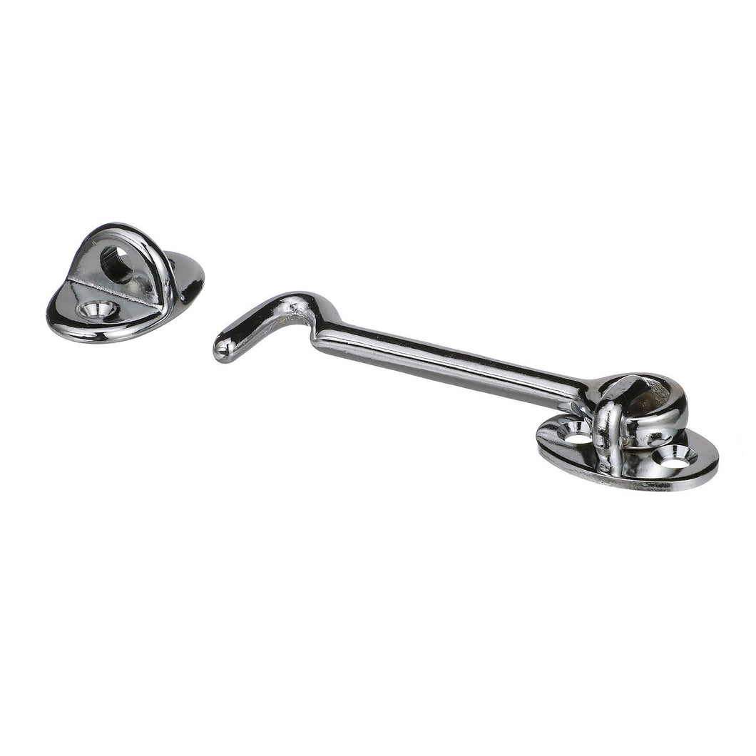 Seachoice Chrome-Plated Cast Brass 3 in. Marine Cabin Door Hook w/ #6 Fastener Default Title -Modern Boat Sales & Service