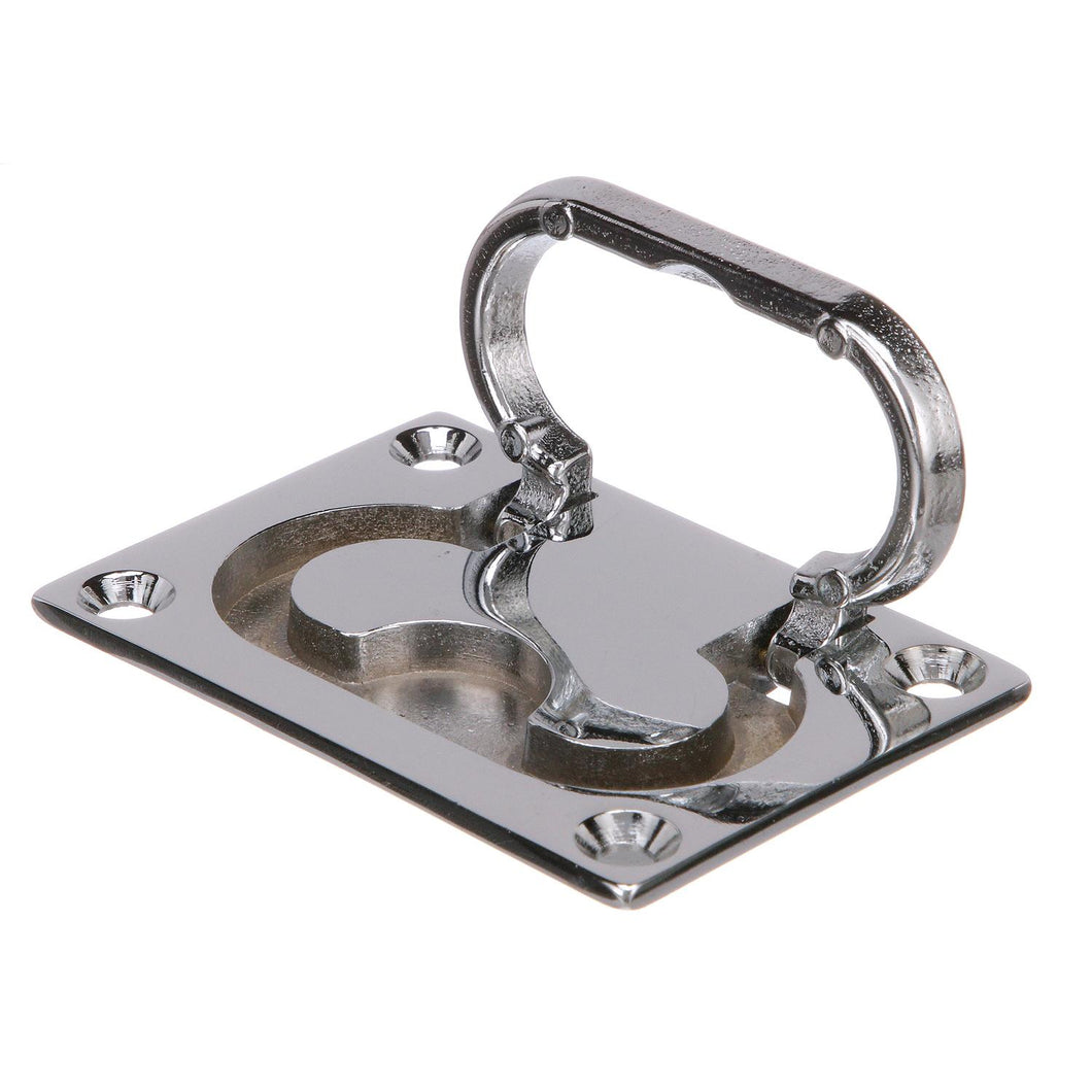 Seachoice Flush Mount Lifting Handle, Chrome-Plated Brass, 3 In. X 2-1/8 In. Default Title -Modern Boat Sales & Service