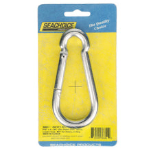 Seachoice Spring Loaded Hook, Zinc-Plated Steel, 4-3/4 in. Long -Modern Boat Sales & Service
