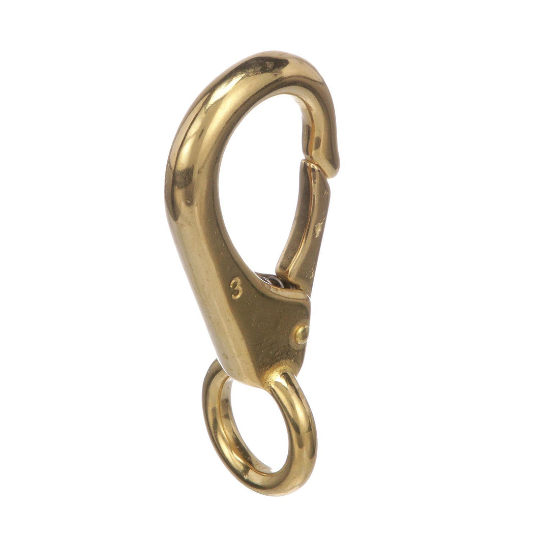 Seachoice Fast Eye Snap, Cast Brass, Size #3, 3-7/8 in. Long, 3/4 in. ID Eye Default Title -Modern Boat Sales & Service