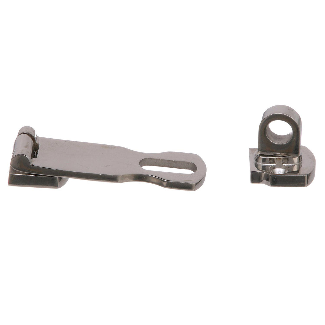 Seachoice Marine-Grade Safety Hasp w/ Swivel Eye, Polished 316 Stainless Steel, 3 In. X 1-1/4 In. Default Title -Modern Boat Sales & Service