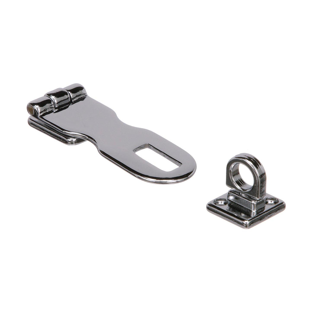 Seachoice Marine-Grade Safety Hasp w/ Swivel Eye, Triple Chrome-Plated Cast Brass, 3 In. X 1 In. Default Title -Modern Boat Sales & Service