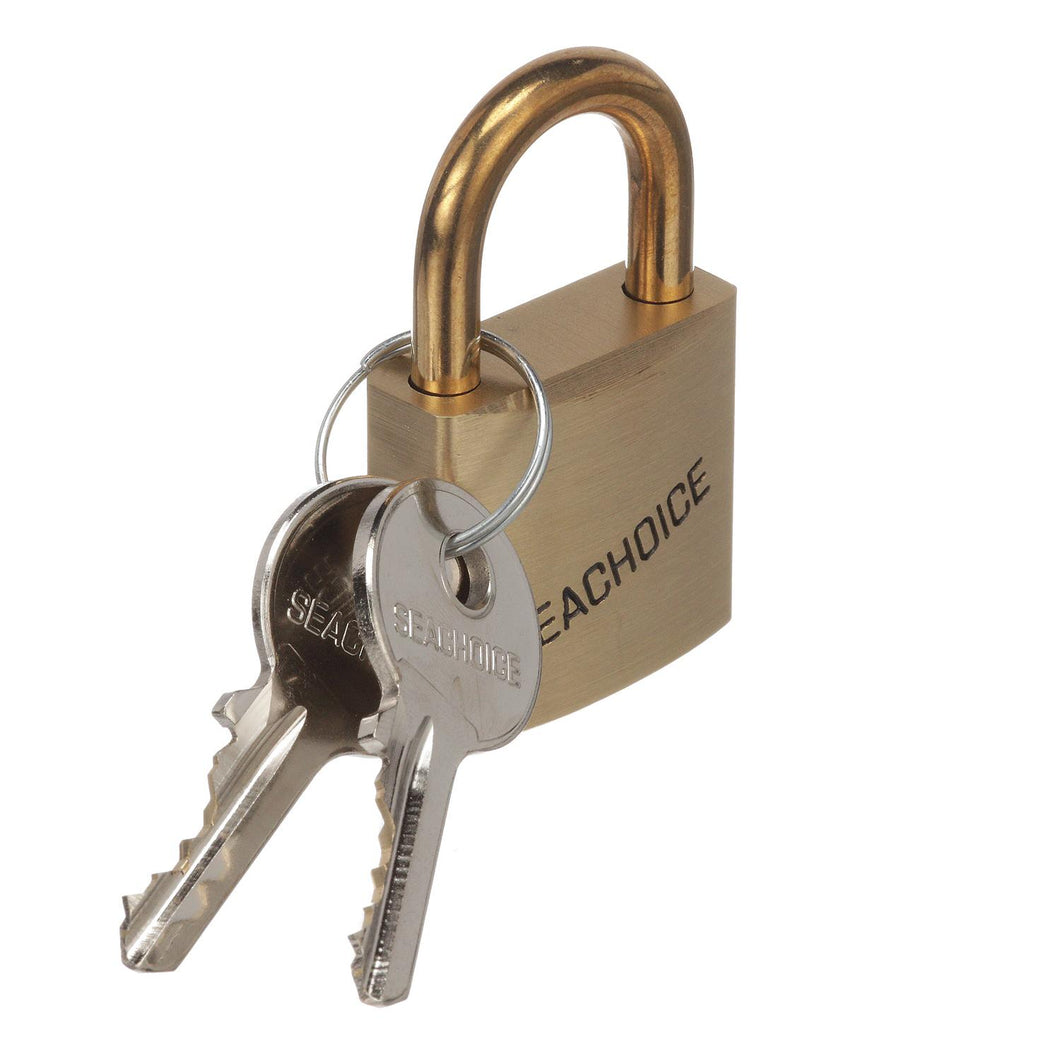 Seachoice Solid Brass Padlock, 1.5 in., Includes 2 Keys Default Title -Modern Boat Sales & Service