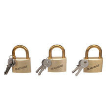 Seachoice Solid Brass Padlock, 2 in., Set of 3 Keyed Alike -Modern Boat Sales & Service