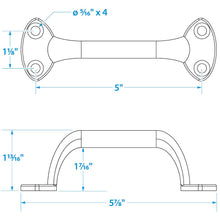 Seachoice 6 In. Transom Handle Chrome, One Size -Modern Boat Sales & Service