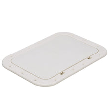 Seachoice White Pry-Out Hatch, 7 In. X 11 In. Inner Dimensions, Acetone Proof Polypropylene -Modern Boat Sales & Service