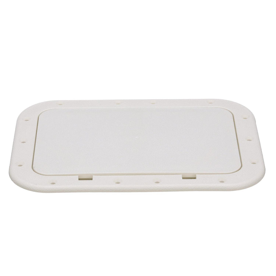 Seachoice White Pry-Out Hatch, 7 In. X 11 In. Inner Dimensions, Acetone Proof Polypropylene Default Title -Modern Boat Sales & Service