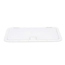 Seachoice Handle Hatch, Arctic White, 10 in. X 20 in., Stainless Steel Hinge -Modern Boat Sales & Service