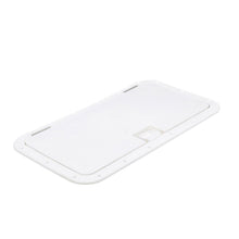 Seachoice Handle Hatch, Arctic White, 10 in. X 20 in., Stainless Steel Hinge Default Title -Modern Boat Sales & Service