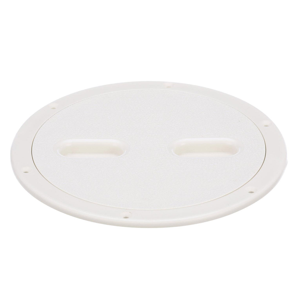 Seachoice 39421 Twist 'N' Lock Deck Plate, White Base and Lid, Up to 8-1/2 in. Diameter -Modern Boat Sales & Service