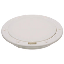 Seachoice White Pry-Up Deck Plate, Watertight, Up to 4-3/8 in. Diameter -Modern Boat Sales & Service