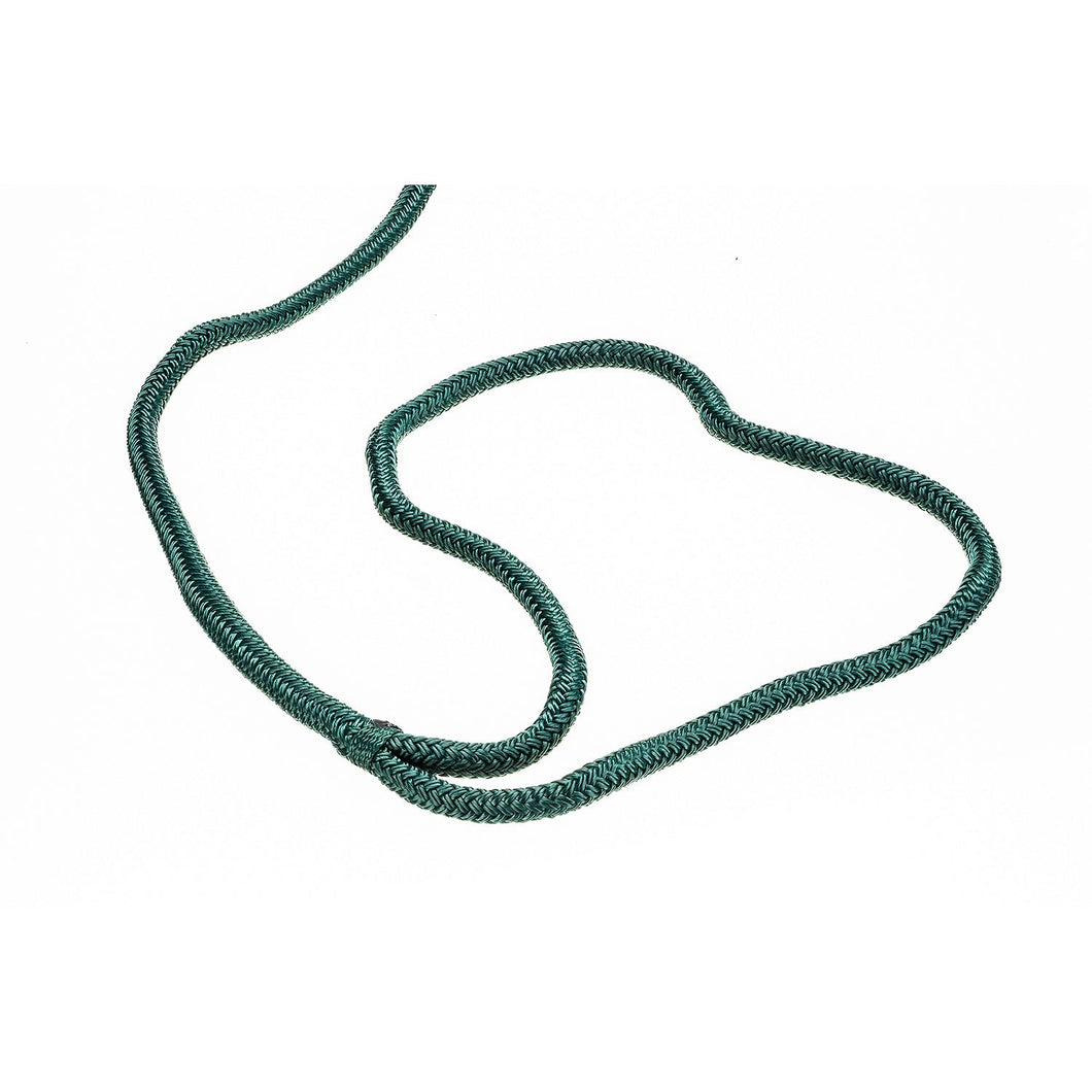 Seachoice Double-Braid Nylon Dock Line w/ Eye Splice, Pre-Shrunk, Heat Stabilized, 3/8 In. X 15 Ft., Forest Green Default Title -Modern Boat Sales & Service