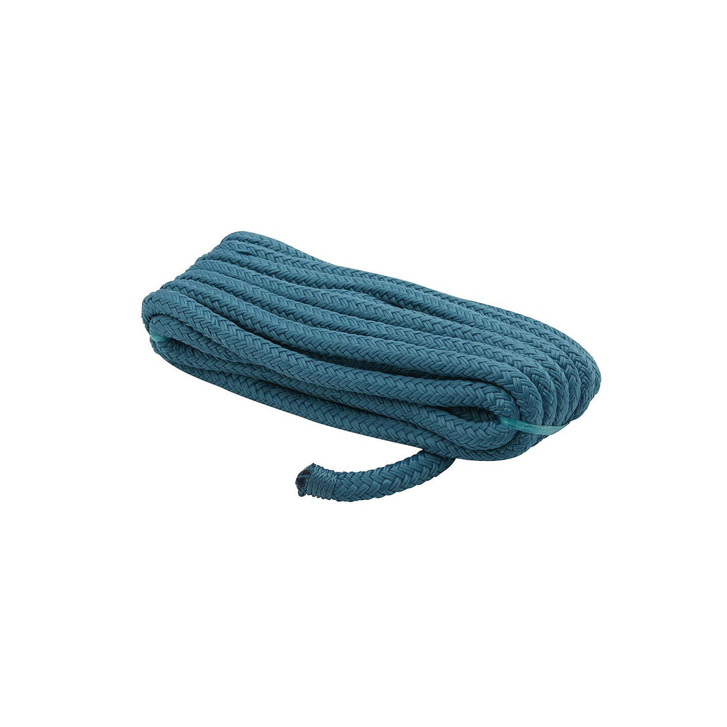 Seachoice Double-Braid Nylon Dock Line w/ Eye Splice, Pre-Shrunk, Heat Stabilized, 3/8 In. X 15 Ft., Teal Green Default Title -Modern Boat Sales & Service