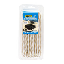 Seachoice Double-Braid Nylon Dock Line w/ Eye Splice, Pre-Shrunk, Heat Stabilized, 1/2 In. X 15 Ft., Gold White -Modern Boat Sales & Service