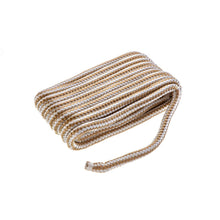 Seachoice Double-Braid Nylon Dock Line w/ Eye Splice, Pre-Shrunk, Heat Stabilized, 5/8 In. X 35 Ft., Gold White -Modern Boat Sales & Service