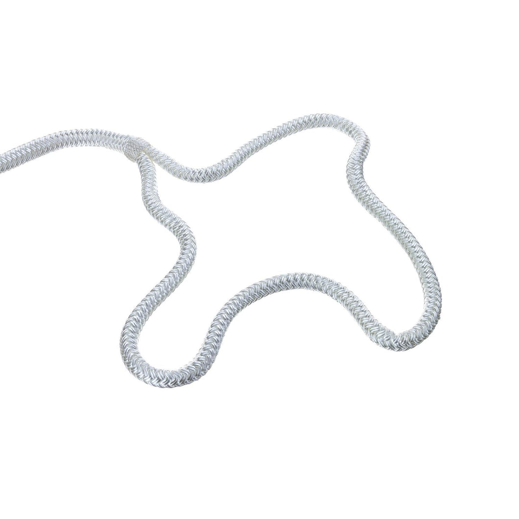 Seachoice Double-Braid Nylon Dock Line w/ Eye Splice, Pre-Shrunk, Heat Stabilized, 3/8 In. X 20 Ft., White Default Title -Modern Boat Sales & Service