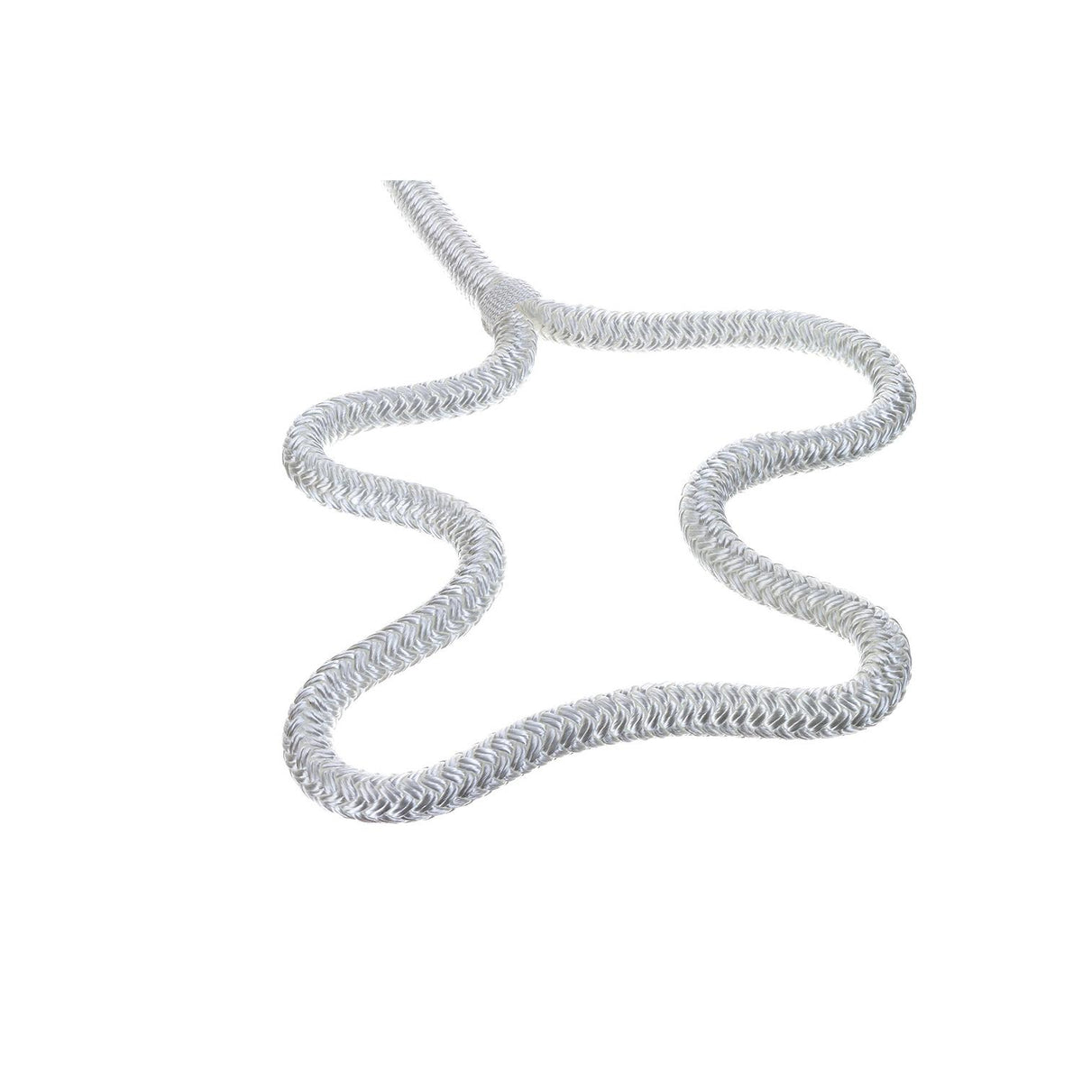 Seachoice Double-Braid Nylon Dock Line w/ Eye Splice, Pre-Shrunk, Heat Stabilized, 1/2 In. X 20 Ft., White -Modern Boat Sales & Service