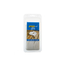 Seachoice Anchor Line Rope, Hollow Braid, Polypropylene, White, Spring Hook, 3/16 In. X 100 Ft. -Modern Boat Sales & Service