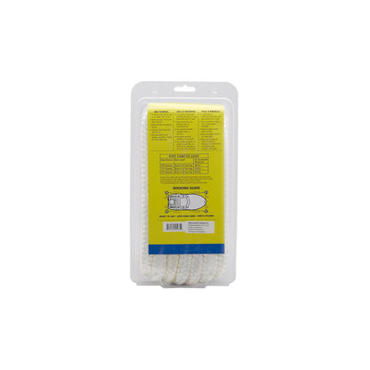 Seachoice Double-Braid Nylon Dock Line w/ Eye Splice, Pre-Shrunk, Heat Stabilized, 5/8 In. X 20 Ft., White Default Title -Modern Boat Sales & Service