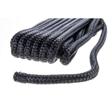 Seachoice Double-Braid Nylon Dock Line w/ Eye Splice, Pre-Shrunk, Heat Stabilized, 3/8 In. X 15 Ft., Black -Modern Boat Sales & Service