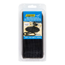 Seachoice Double-Braid Nylon Dock Line w/ Eye Splice, Pre-Shrunk, Heat Stabilized, 3/8 In. X 15 Ft., Black Default Title -Modern Boat Sales & Service