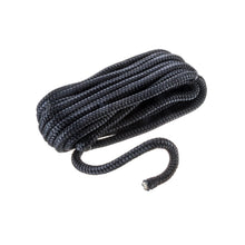 Seachoice Double-Braid Nylon Dock Line w/ Eye Splice, Pre-Shrunk, Heat Stabilized, 3/8 In. X 25 Ft., Black Default Title -Modern Boat Sales & Service