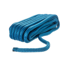 Seachoice Double-Braid Nylon Dock Line w/ Eye Splice, Pre-Shrunk, Heat Stabilized, 3/8 In. X 25 Ft., Blue Default Title -Modern Boat Sales & Service