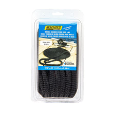 Seachoice Double-Braid Nylon Dock Line w/ Eye Splice, Pre-Shrunk, Heat Stabilized, 1/2 In. X 25 Ft., Black Default Title -Modern Boat Sales & Service