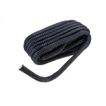 Seachoice Double-Braid Nylon Dock Line w/ Eye Splice, Pre-Shrunk, Heat Stabilized, 1/2 In. X 25 Ft., Black -Modern Boat Sales & Service