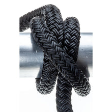 Seachoice Double-Braid Nylon Dock Line w/ Eye Splice, Pre-Shrunk, Heat Stabilized, 1/2 In. X 20 Ft., Black -Modern Boat Sales & Service