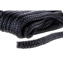 Seachoice Double-Braid Nylon Dock Line w/ Eye Splice, Pre-Shrunk, Heat Stabilized, 5/8 In. X 25 Ft., Black Default Title -Modern Boat Sales & Service