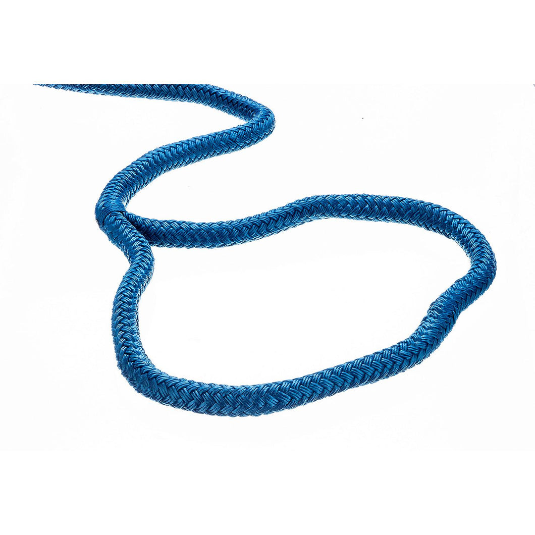 Seachoice Double-Braid Nylon Dock Line w/ Eye Splice, Pre-Shrunk, Heat Stabilized, 5/8 In. X 25 Ft., Blue Default Title -Modern Boat Sales & Service