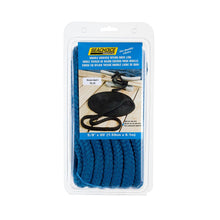 Seachoice Double-Braid Nylon Dock Line w/ Eye Splice, Pre-Shrunk, Heat Stabilized, 5/8 In. X 20 Ft., Blue -Modern Boat Sales & Service