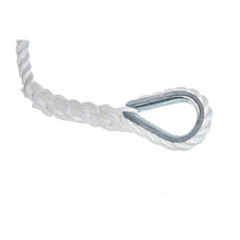 Seachoice Anchor Line Rope, 3-Strand Twisted, White, Nylon, 3/8 In. X 100 Ft. Default Title -Modern Boat Sales & Service