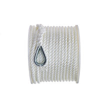 Seachoice Anchor Line Rope, 3-Strand Twisted, White, Nylon, 3/8 In. X 150 Ft. Default Title -Modern Boat Sales & Service