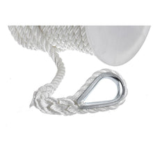 Seachoice Anchor Line Rope, 3-Strand Twisted, White, Nylon, 1/2 in. X 100 Ft. -Modern Boat Sales & Service